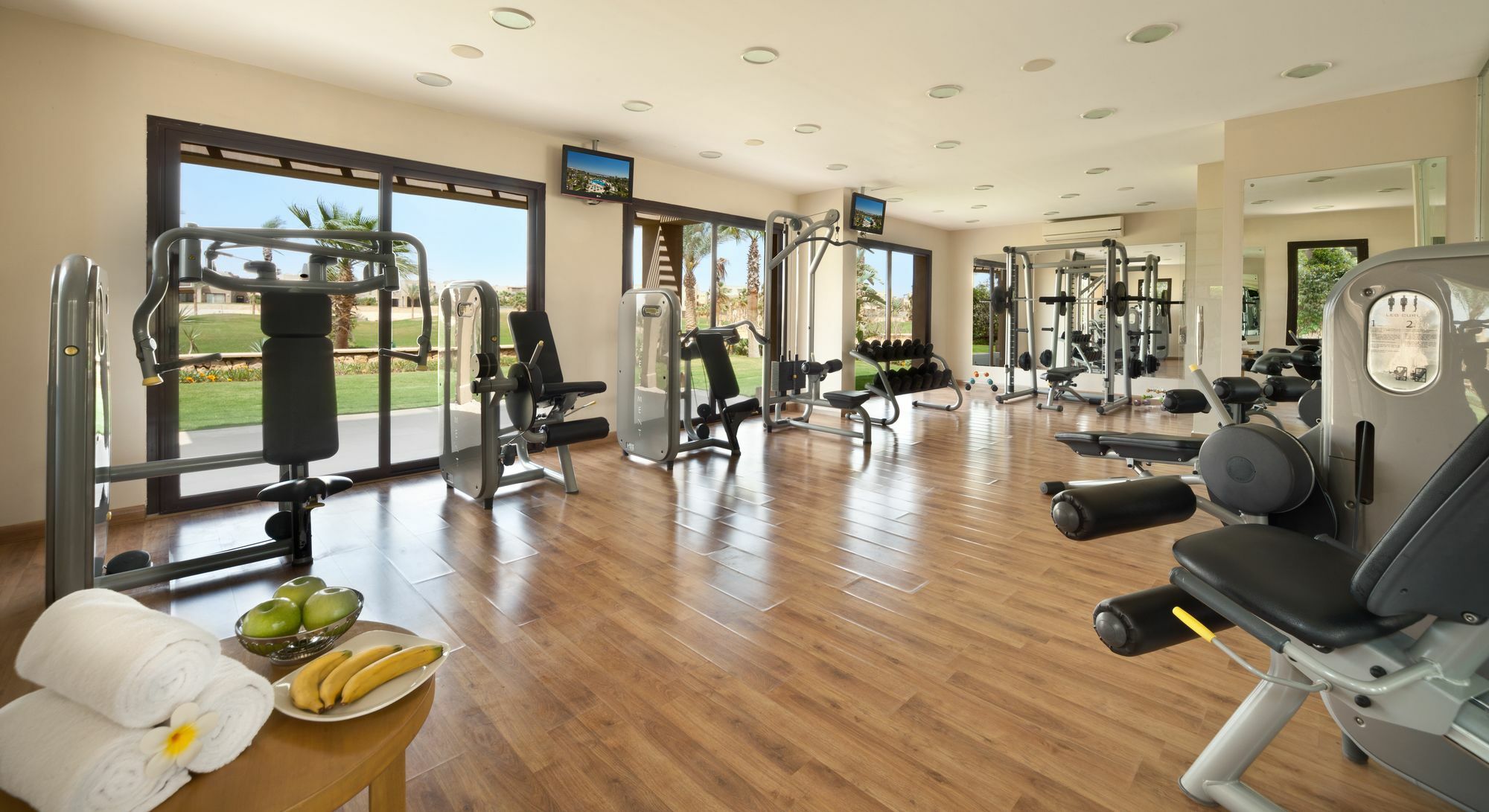 עיין סוחנה Jaz Little Venice Golf Resort מראה חיצוני תמונה The gym at the resort