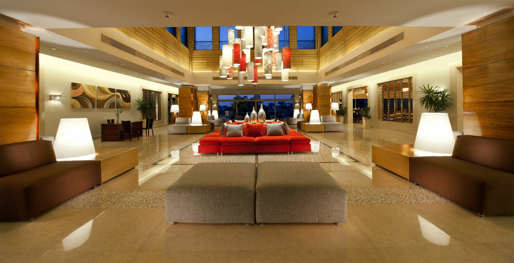 עיין סוחנה Jaz Little Venice Golf Resort מראה חיצוני תמונה Lobby